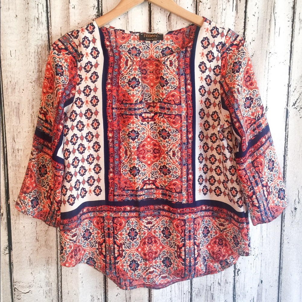 Renee C. Garren Keyhole Blouse From Stitch Fix S